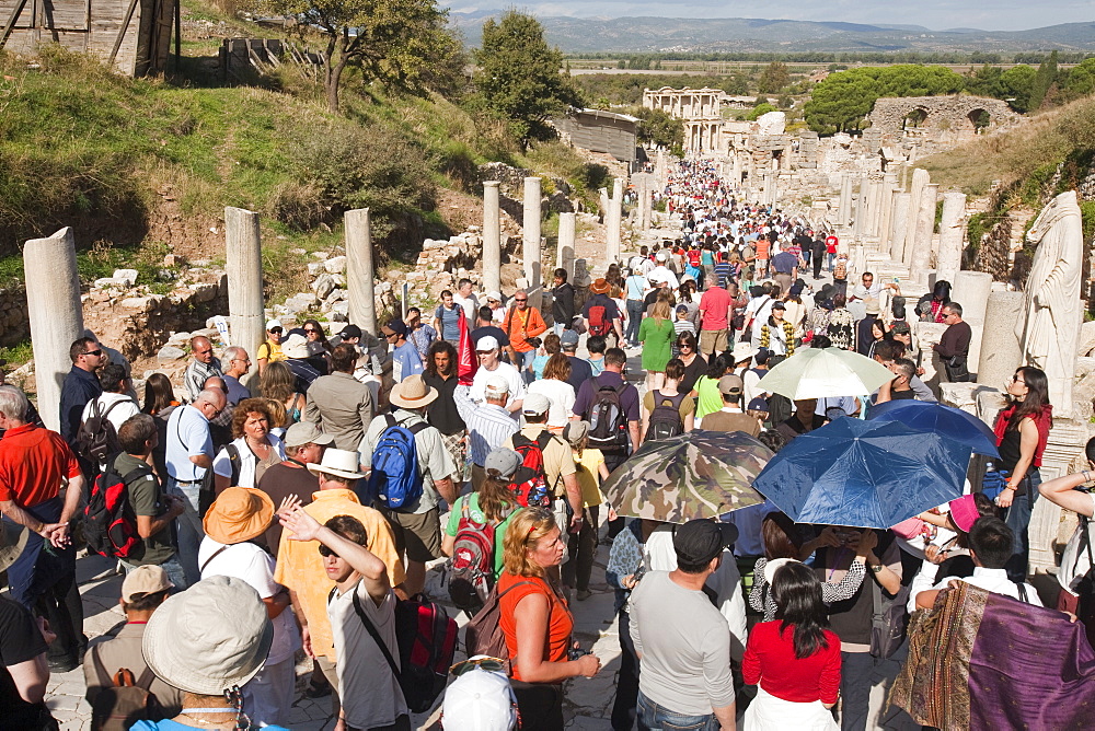 Ephesus, an ancient Roman and Greek city in Izmir province, Anatolia, Turkey, Asia Minor, Eurasia