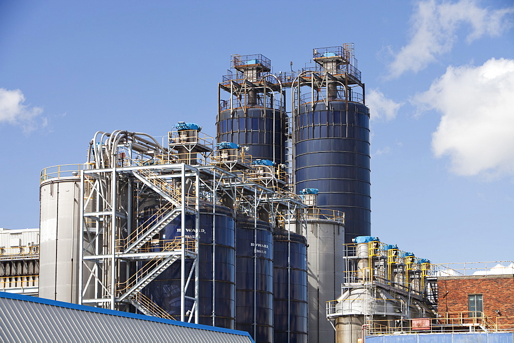 The Sabic plastics factory on the industrial complex at Grangemouth, Scotland, United Kingdom, Europe