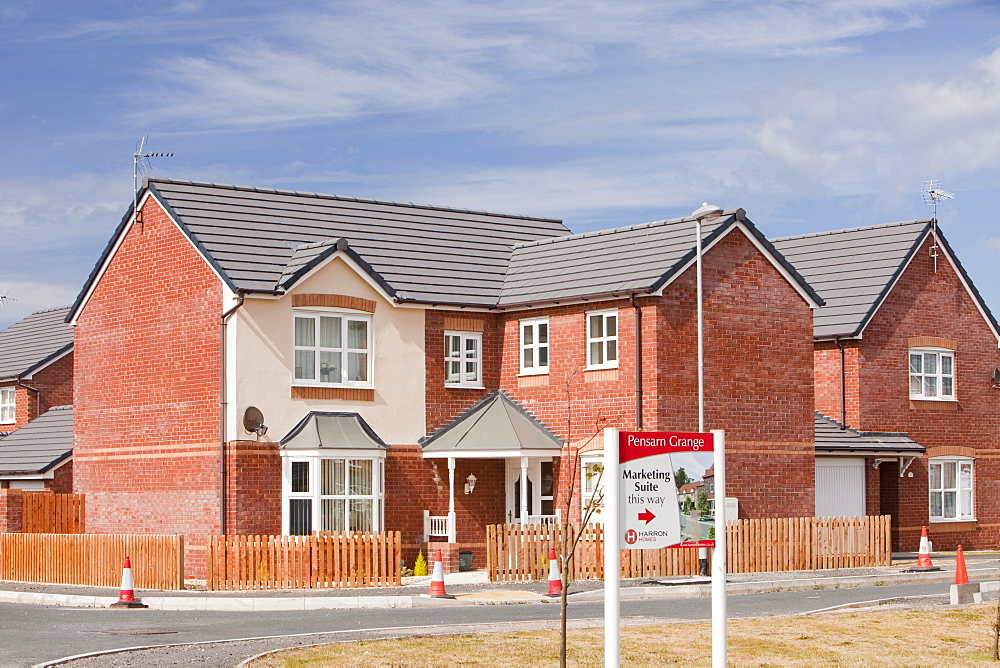 Pensarn Grange development on the outskirts of Towyn, North Wales, United Kingdom, Europe