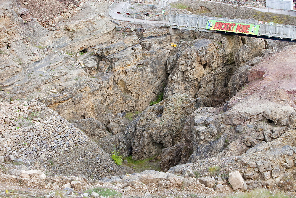 Bronze age copper mines on the Great Orme, Llandudno, North Wales, United Kingdom, Europe