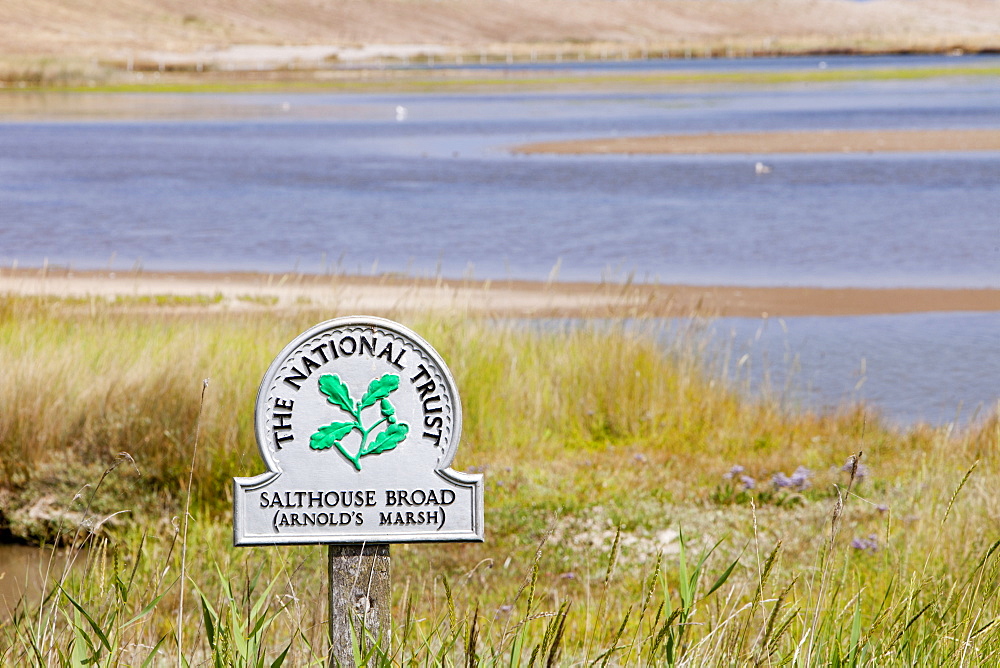 Arnolds Marsh, a protected bird reserve on the North Norfolk coast near Cley, Norfolk, England, United Kingdom, Europe