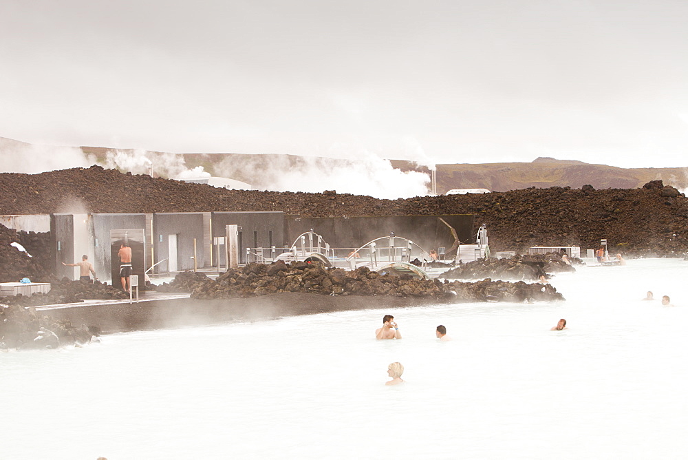 The Blue Lagoon near at Keflavik in Iceland, Polar Regions