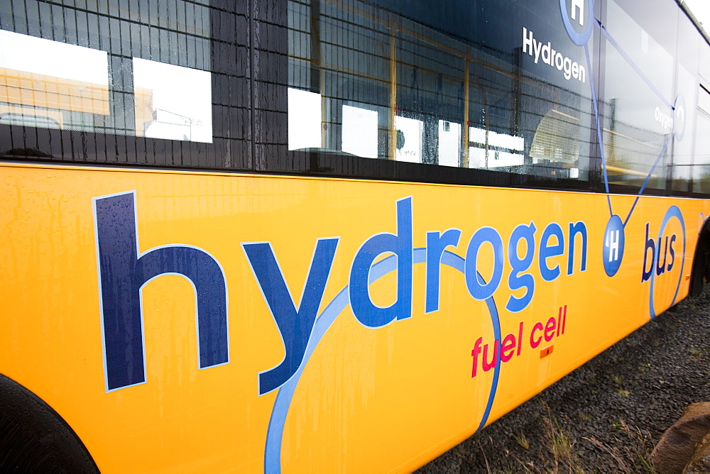 A hydrogen bus in Reykavik, Iceland, Polar Regions