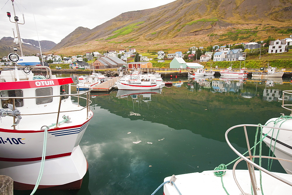 Iceland's most northerly town, Siglufjordur, Iceland, Polar Regions