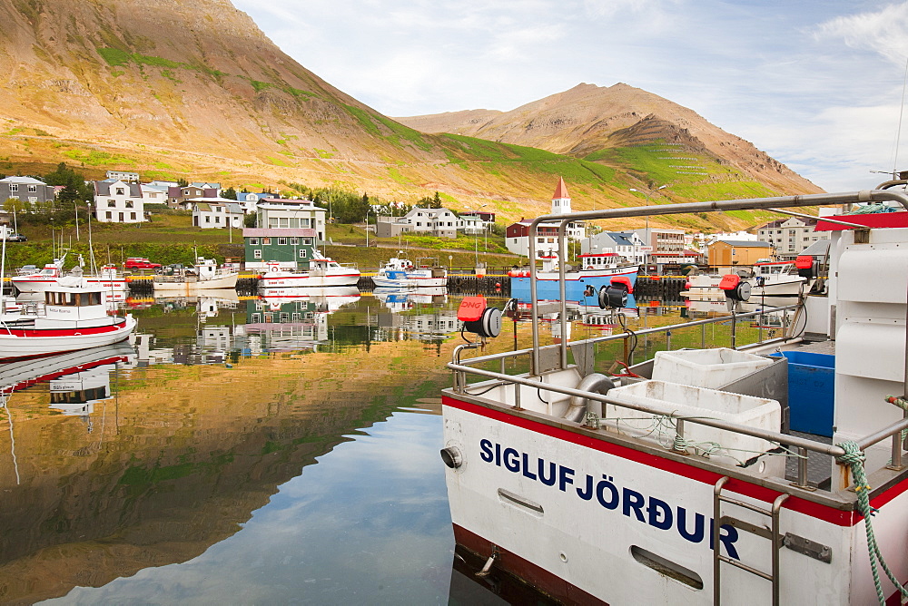 Iceland's most northerly town, Siglufjordur, Iceland, Polar Regions