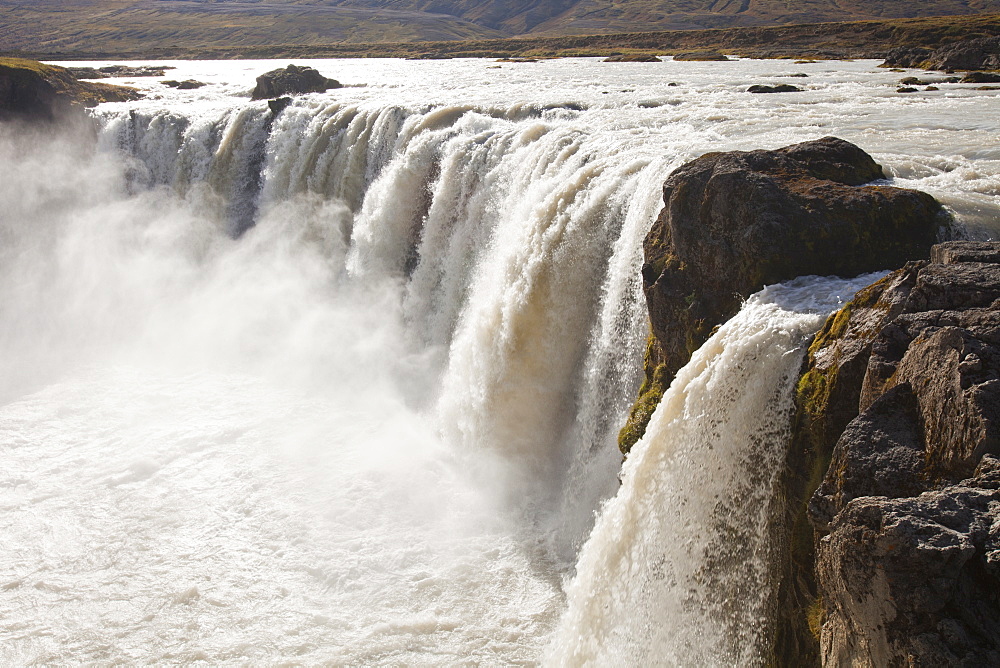 Godafoss waterfall in northern Iceland near Akureyri, Iceland, Polar Regions