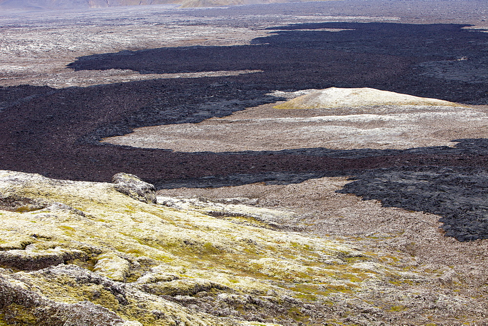 A fresh lava flow that erupted during the Krafla fires at Leirhnjukur near Myvatn, during the 1970s and 80s, Iceland, Polar Regions