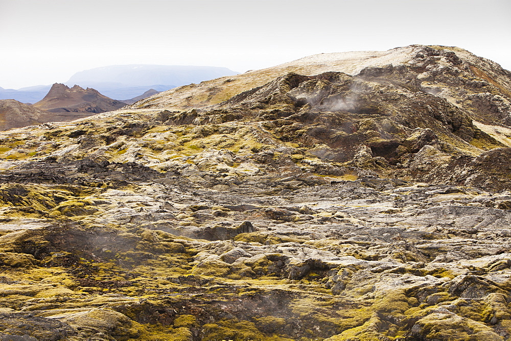 A fresh lava flow that erupted during the Krafla fires at Leirhnjukur near Myvatn, during the 1970s and 80s, Iceland, Polar Regions