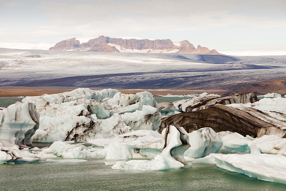 Jokulsarlon ice lagoon is one of the most visited places in Iceland, Polar Regions