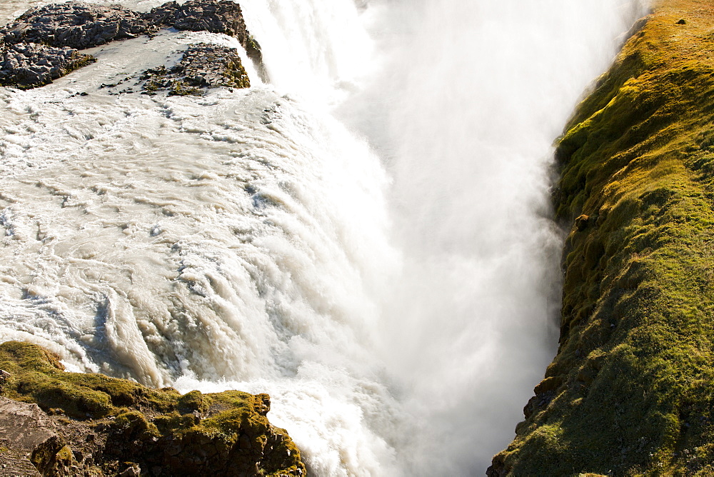 Gullfoss, Icelands most famous and arguably most impressive waterfall, Iceland, Polar Regions