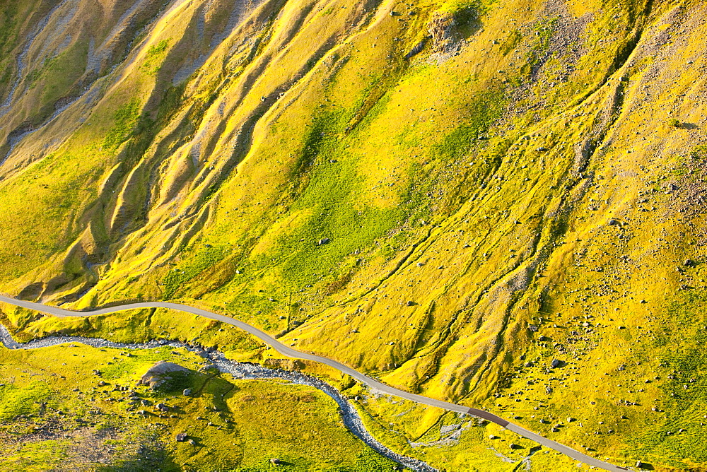 Honister Pass, Lake District, Cumbria, England, United Kingdom, Europe