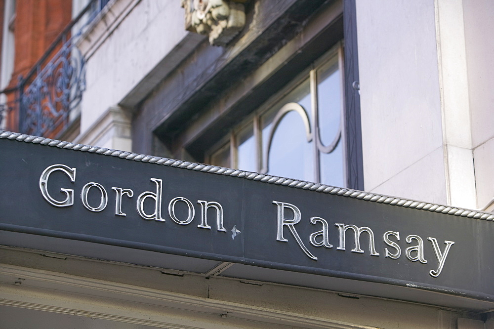 Gordon Ramsay's restaurant in London, England, United Kingdom, Europe