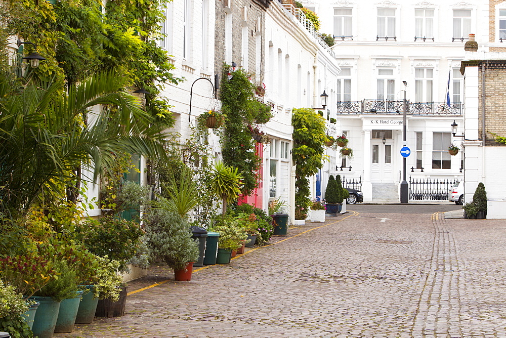 Spear Mews in the Borough of Kensington and Chelsea, Earls Court, London, England, United Kingdom, Europe