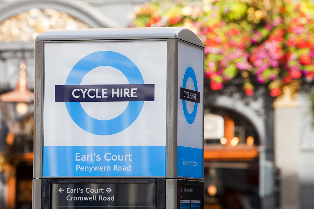 Barclays Cycle Hire scheme (Boris Bikes), part of a green initiative by Transport for London, London, England, United Kingdom, Europe