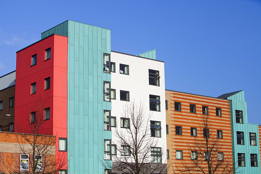 Waterways, an apartment block on Derby Road in Loughborough, Leicestershire, England, United Kingdom, Europe