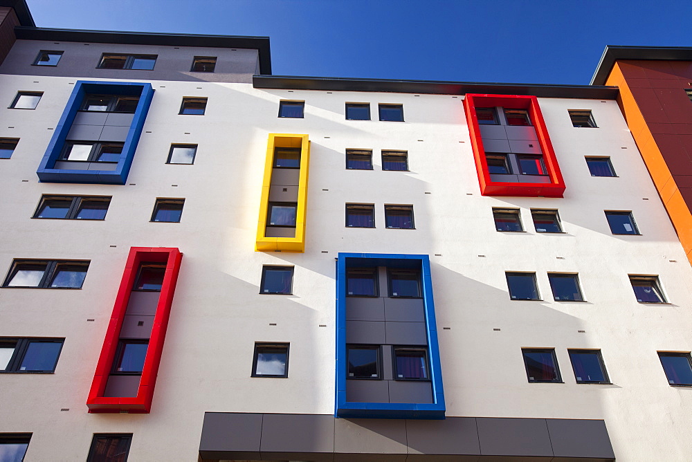 Manor Bank, modern student living apartments in the centre of Newcastle, Tyneside, England, United Kingdom, Europe