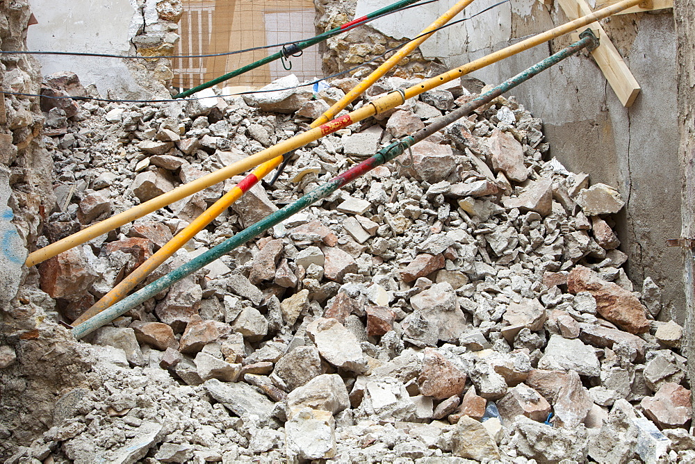 Earthquake damage, Lorca, Andalucia, Spain, Europe