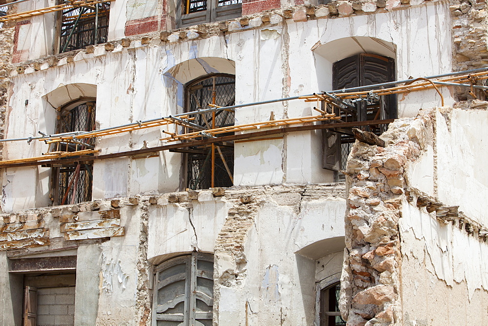 Earthquake damage, Lorca, Andalucia, Spain, Europe