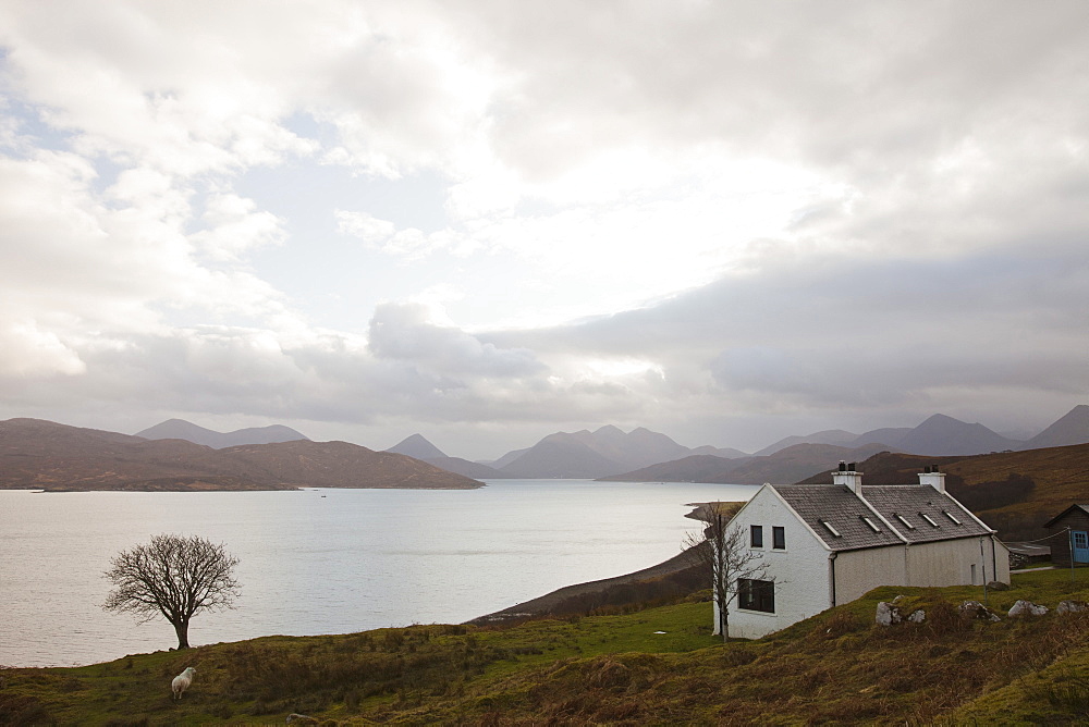 A house at North Fearns on the Isle of Raasay, Scotland, United Kingdom, Europe