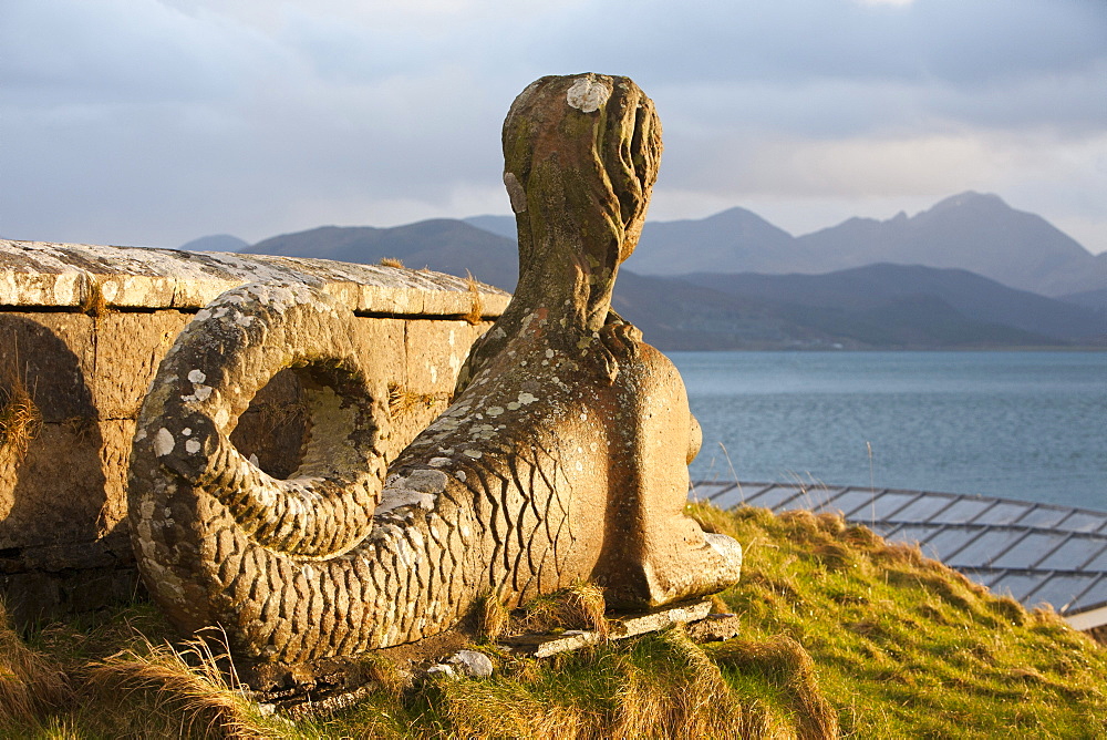 One of two mermaids in Inverarish of the Isle of Raasay, Scotland, United Kingdom, Europe