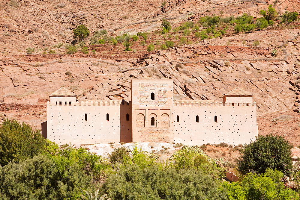 The Tin Mal mosque, built in 1156 in Tin Mal (Tinmel), centre of the Almohad dynasty, in the Atlas mountains of Morocco, North Africa. Africa