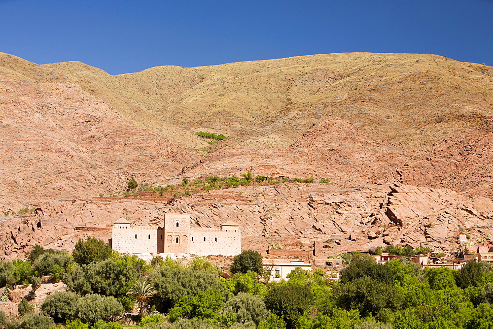 The Tin Mal mosque, built in 1156 in Tin Mal (Tinmel), centre of the Almohad dynasty, in the Atlas mountains of Morocco, North Africa. Africa