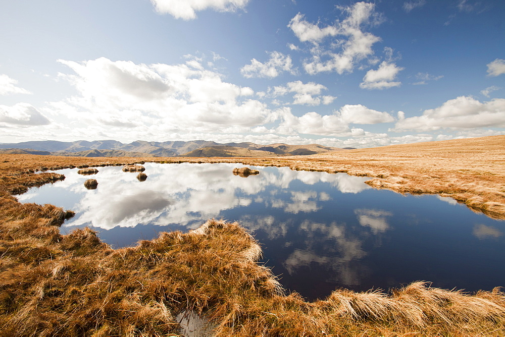 Peat hags near Loadpot Hill above Ullswater in the Lake District, Cumbria, England, Unnited Kingdom, Europe