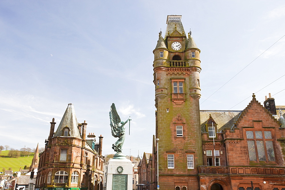 Lockerbie Town Hall, Dumfriesshire, Scotland, United Kingdom, Europe