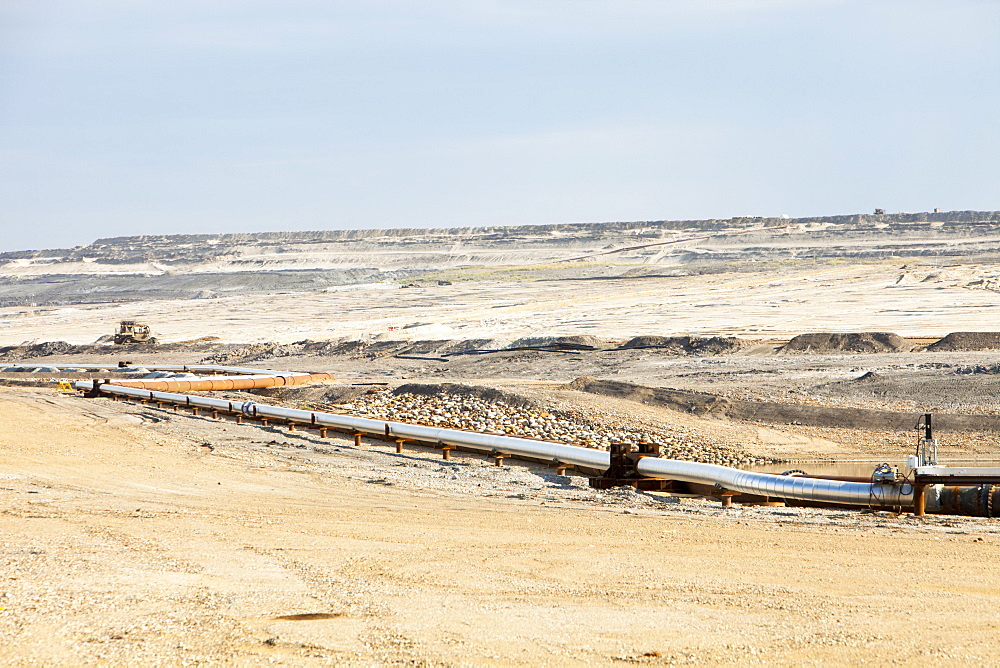 Shell's Albian Sands tar sands mine, Alberta, Canada, North America