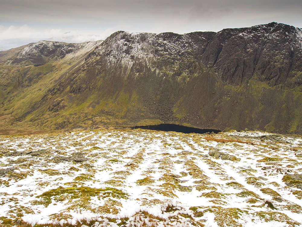 Stone Stripes on Coniston Old Man, Lake District National Park, Cumbria, England, United Kingdom, Europe