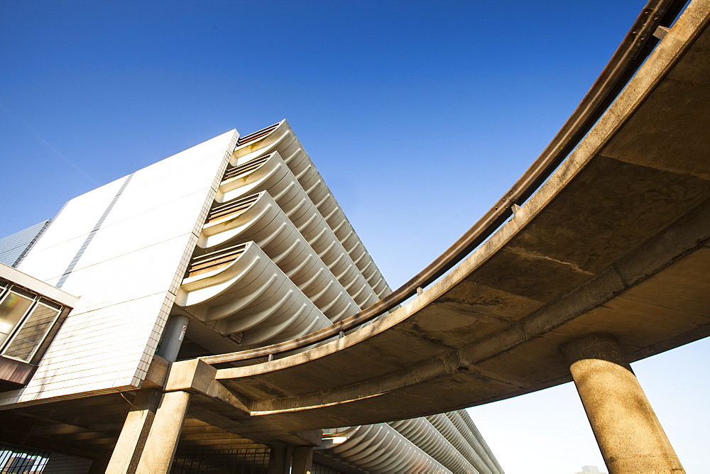 The iconic 1960s concrete Preston Bus Station, Preston, Lancashire, England, United Kingdom, Europe