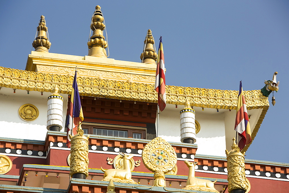 A Buddhist temple in Kathmandu, Nepal, Asia