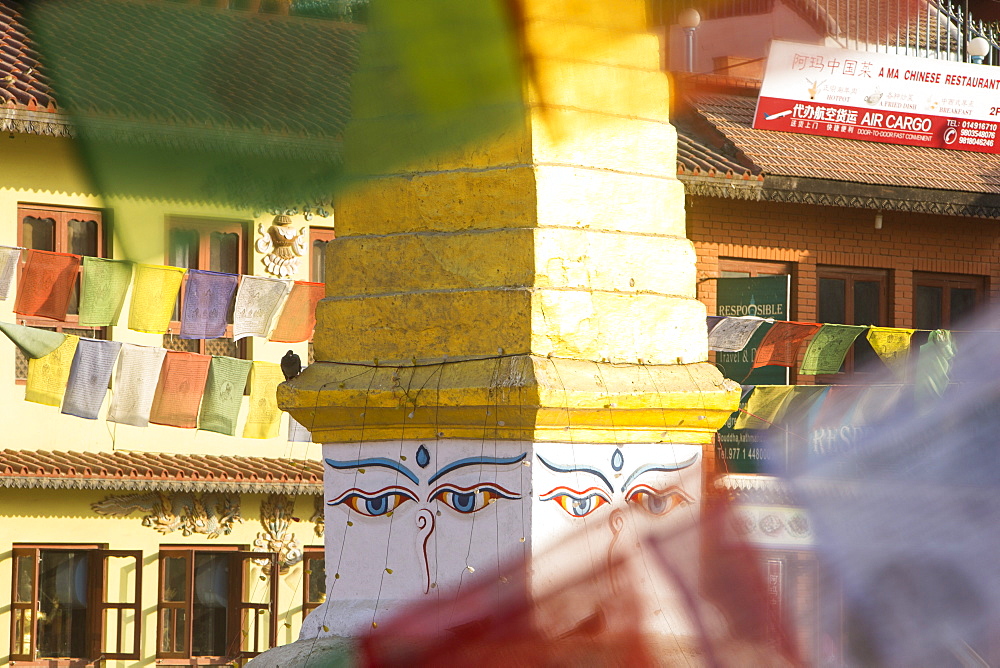 The Boudhanath Stupa, one of the holiest Buddhist sites in Kathmandu, UNESCO World Heritage Site, Nepal, Asia