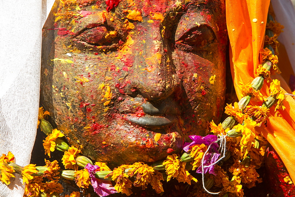 A Hindu shrine in Kathmandu, Nepal, Asia