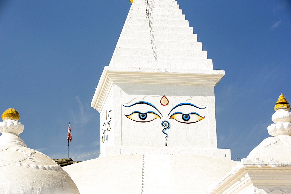 A Buddhist stupa in Kathmandu, Nepal, Asia