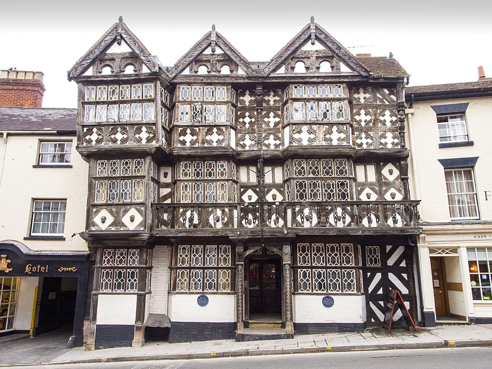 The Feathers Hotel in Ludlow, Shropshire, England, United Kingdom, Europe