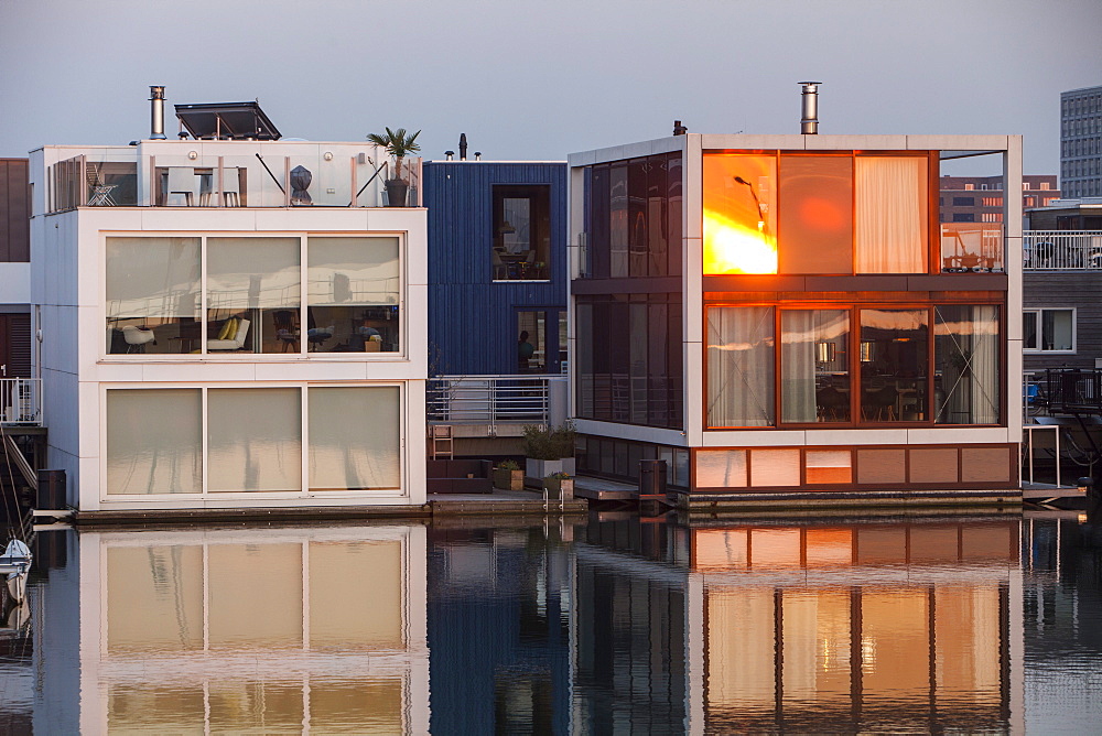 Ijburg, a suburb of Amsterdam, Netherlands, Europe