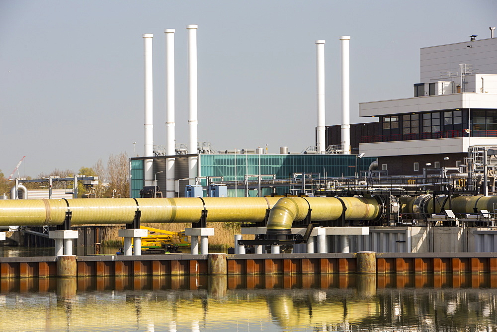 The Diemen combined heat and power plant on the outskirts of Amsterdam, Netherlands, Europe