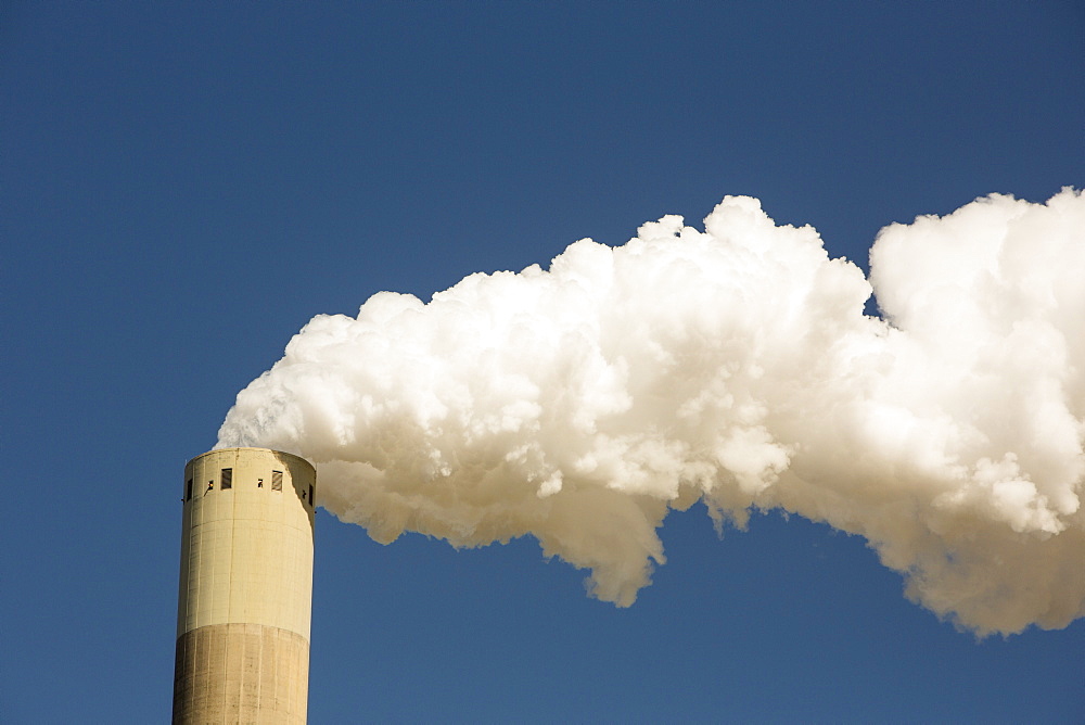 Emissions from a coal fired power station in Amsterdam, Netherlands, Europe