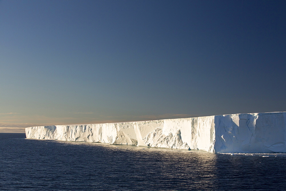 A tabular iceberg off Livoinstone Island on the Antarctic Peninsular. The peninsular is one of the fastest warming places on the planet.