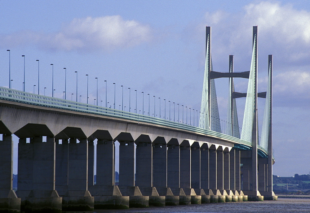 Second Severn Crossing,. Wales and England, UK         (rr)