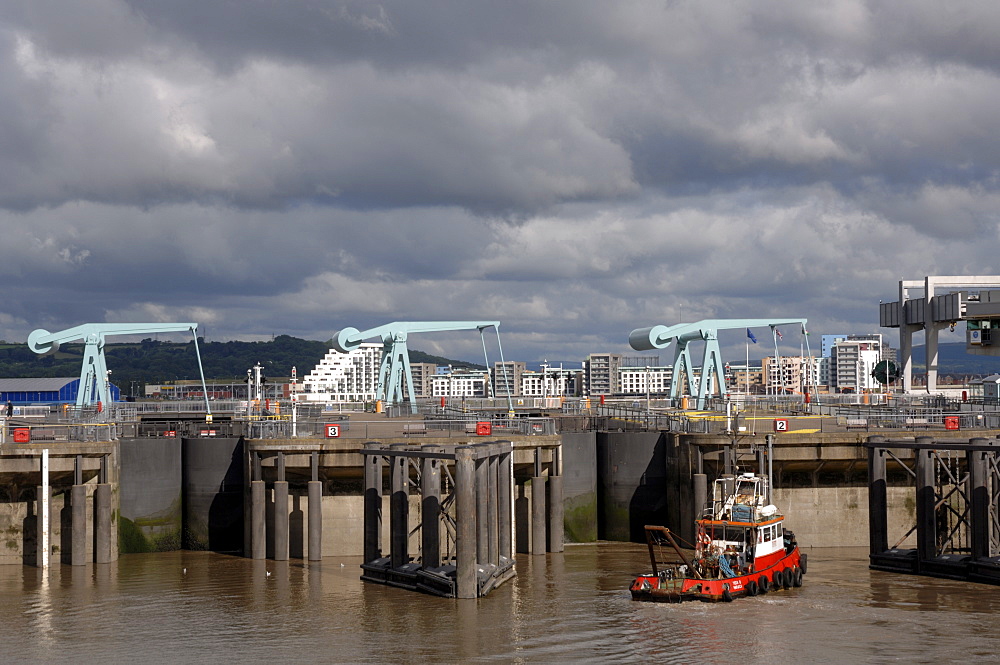 Cardiff Bay Barrage, Cardiff, Wales, UK, Europe