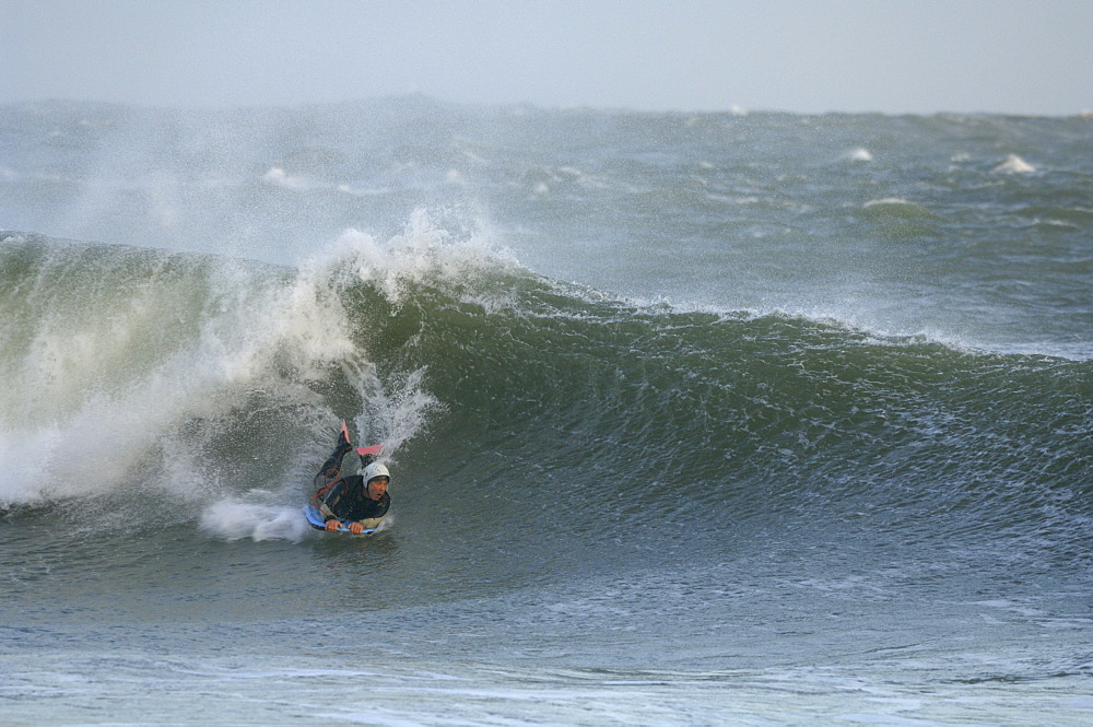 Surfing, Broad Haven South, Pembrokeshire, Wales, UK, Europe    (rr)