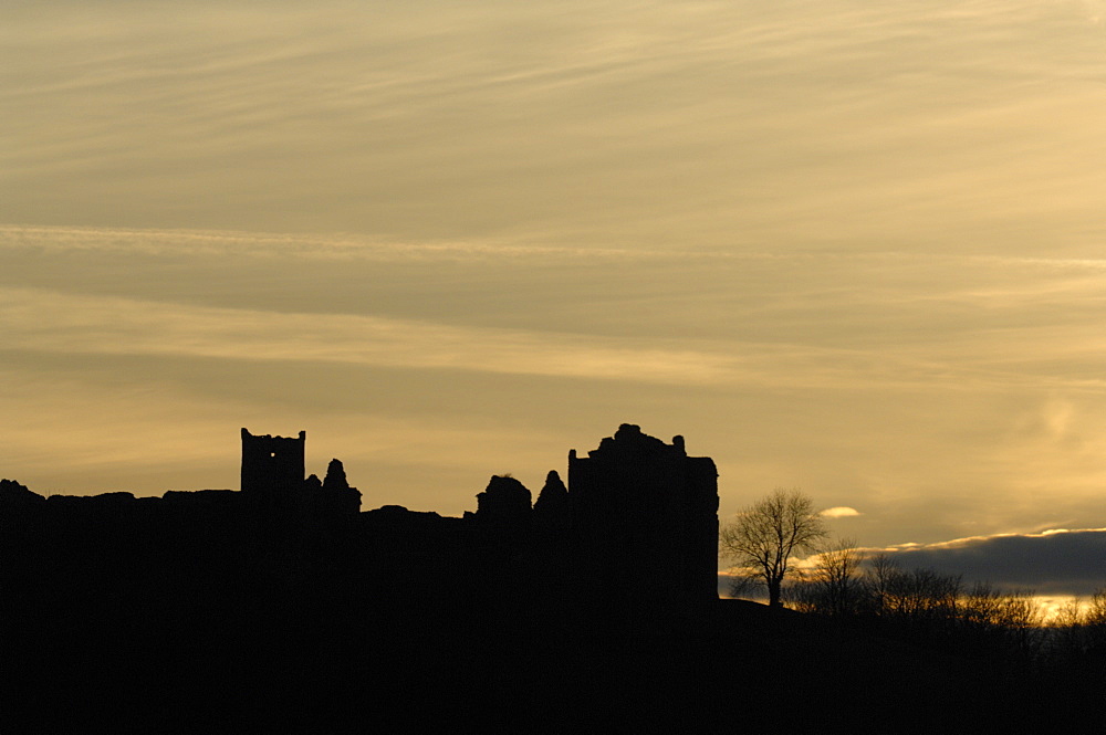 Llansteffan Castle, Carmarthenshire, Wales, UK