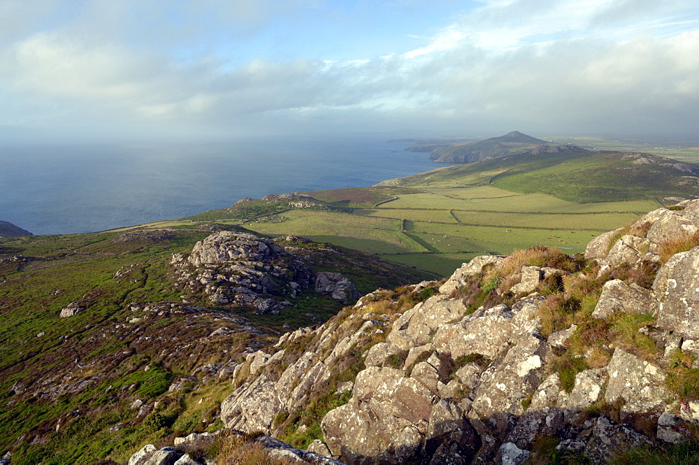 View north from Carn Llidi, Wales UK