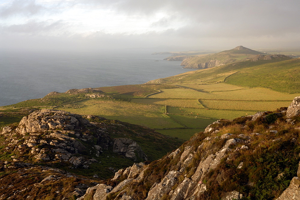 View north from Carn Llidi, Wales, UK