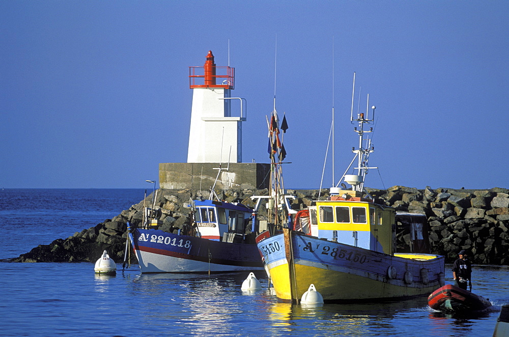 Harbour, Sauzon, France