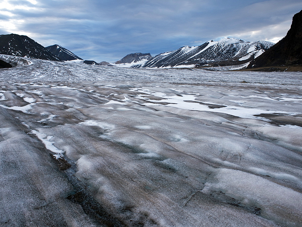 Horbyebreen, Billefjorden, Spitsbergen, Svalbard, Norway, Scandinavia, Europe