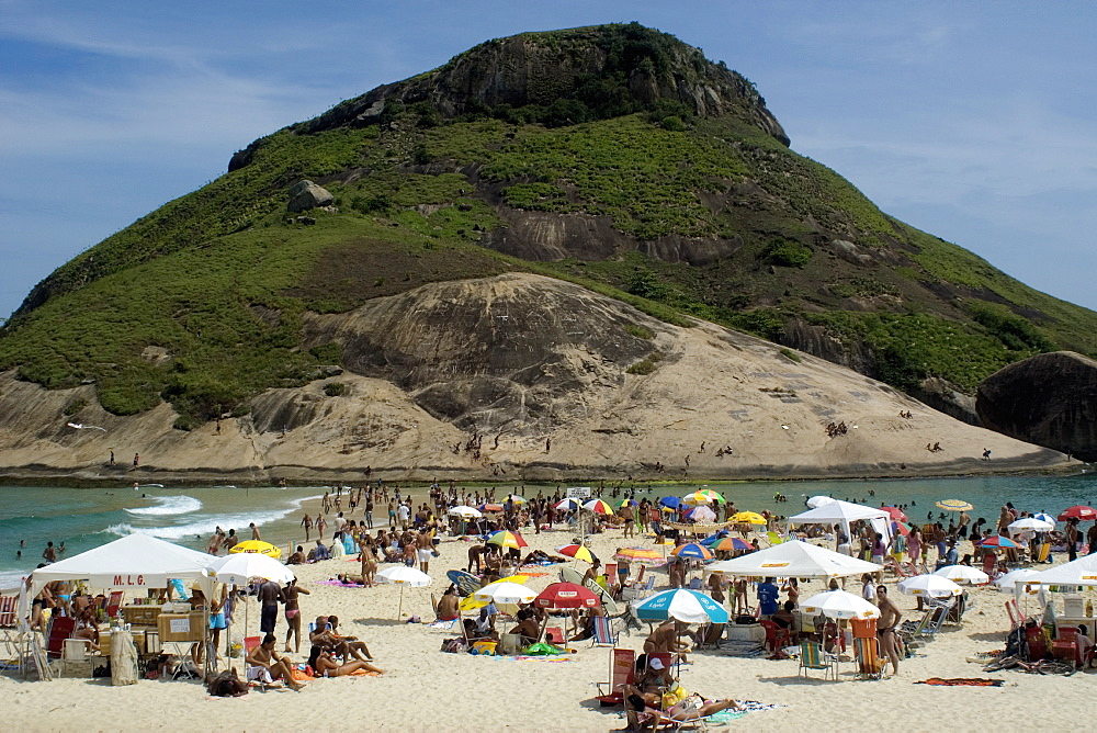 Pontal Hill and Recreio beach, Rio de Janeiro, Brazil, South America