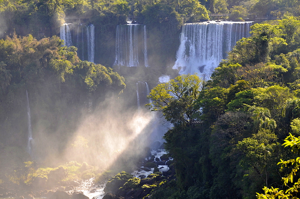 Iguassu Falls, Iguacu National Park, UNESCO World Heritage Site, Parana, Brazil, South America